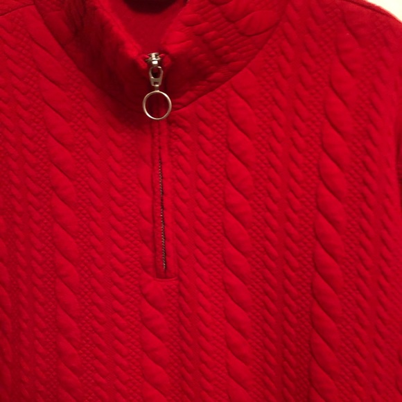 Reitmans Red Pullover Sweater - Picture 3 of 8